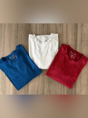 Set of 3 activewear long-sleeve shirts - boys size L